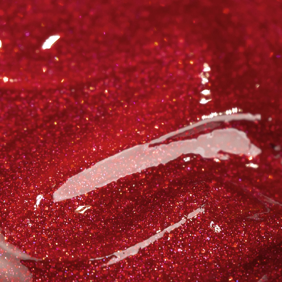 Inocos Like Gel verniz de unhas efeito gel dama de copas vermelho cristalizado 210