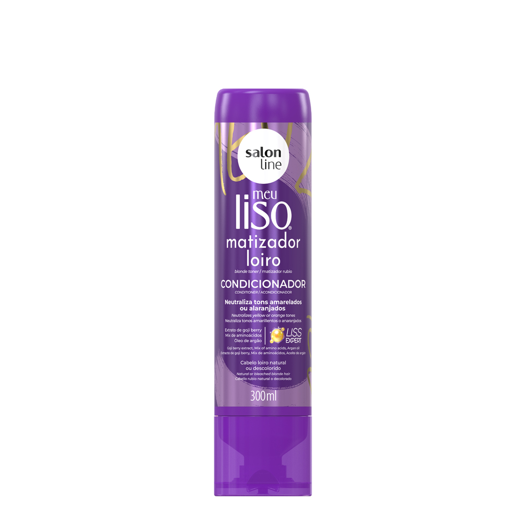 Salon Line Meu Liso matizador loiro acondicionador
