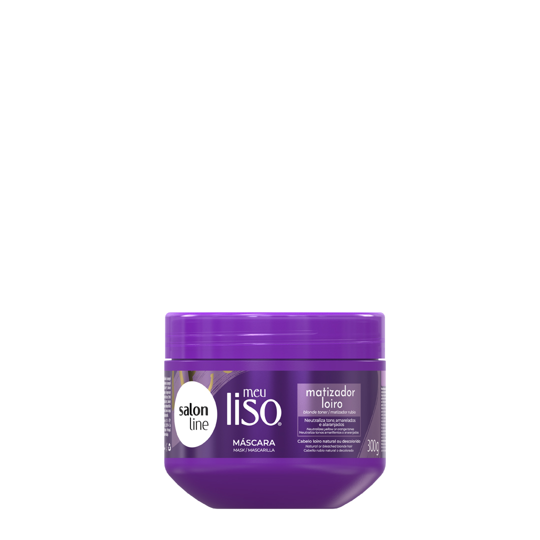 Salon Line Meu Liso matizador loiro máscara