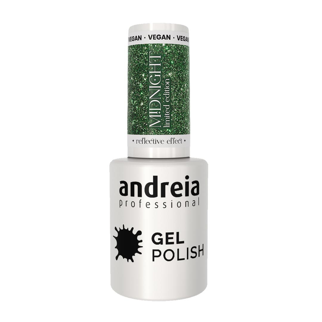 Andreia esmalte de uñas de gel Midnight Reflective Effect MD4
