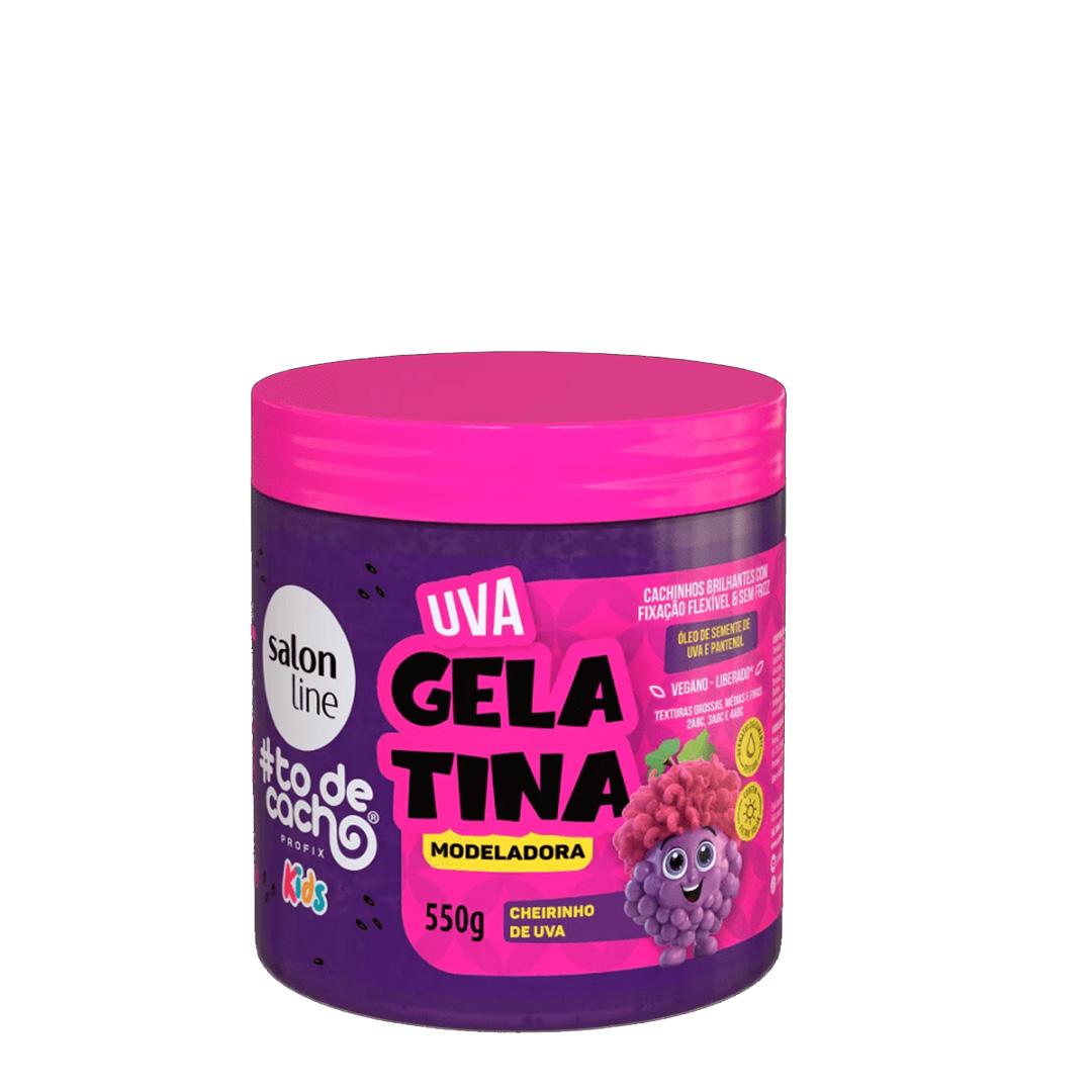Salon Line SOS Cachos kids grape modeling gelatin