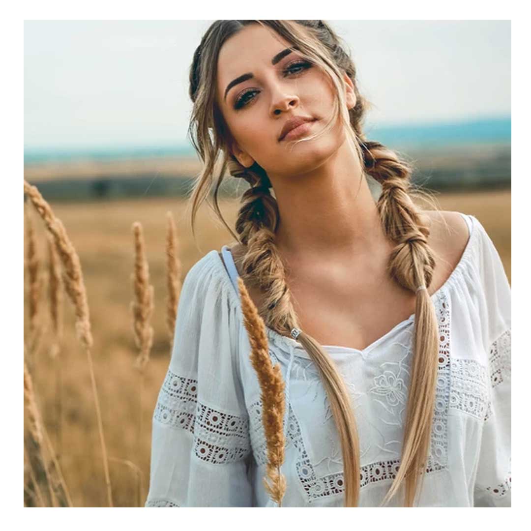 Eurostil elásticos de cabelo em borracha pretas