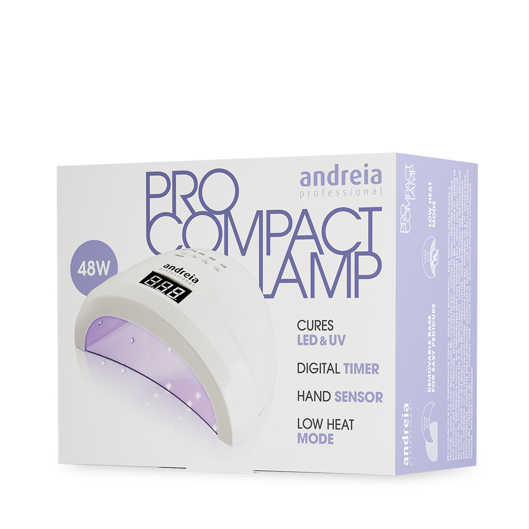 Andreia Pro Compact Lamp catalisador LED/UV 48W para uñas de gel