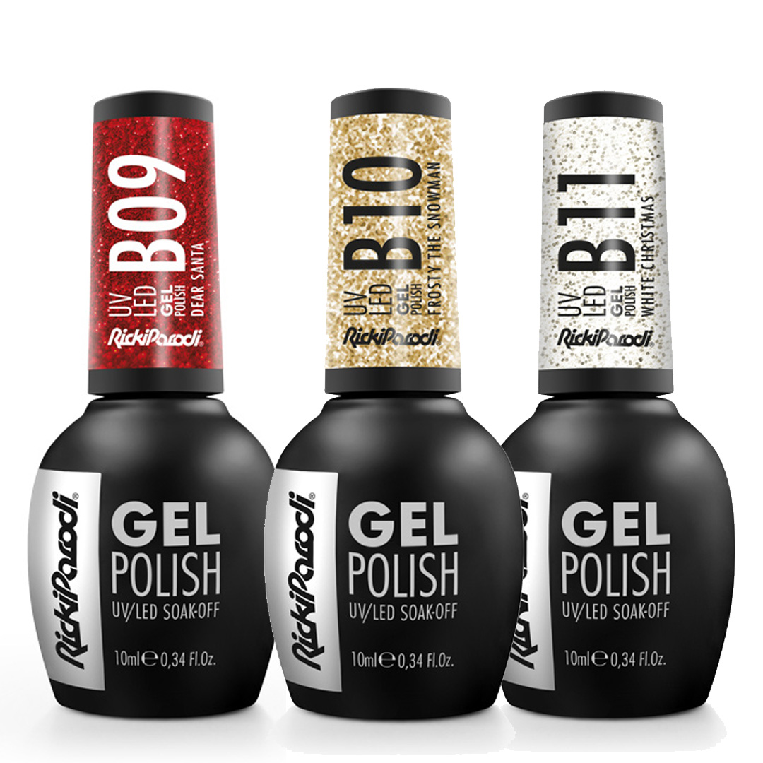 Rickiparodi esmalte de uñas de gel colección christmas songs