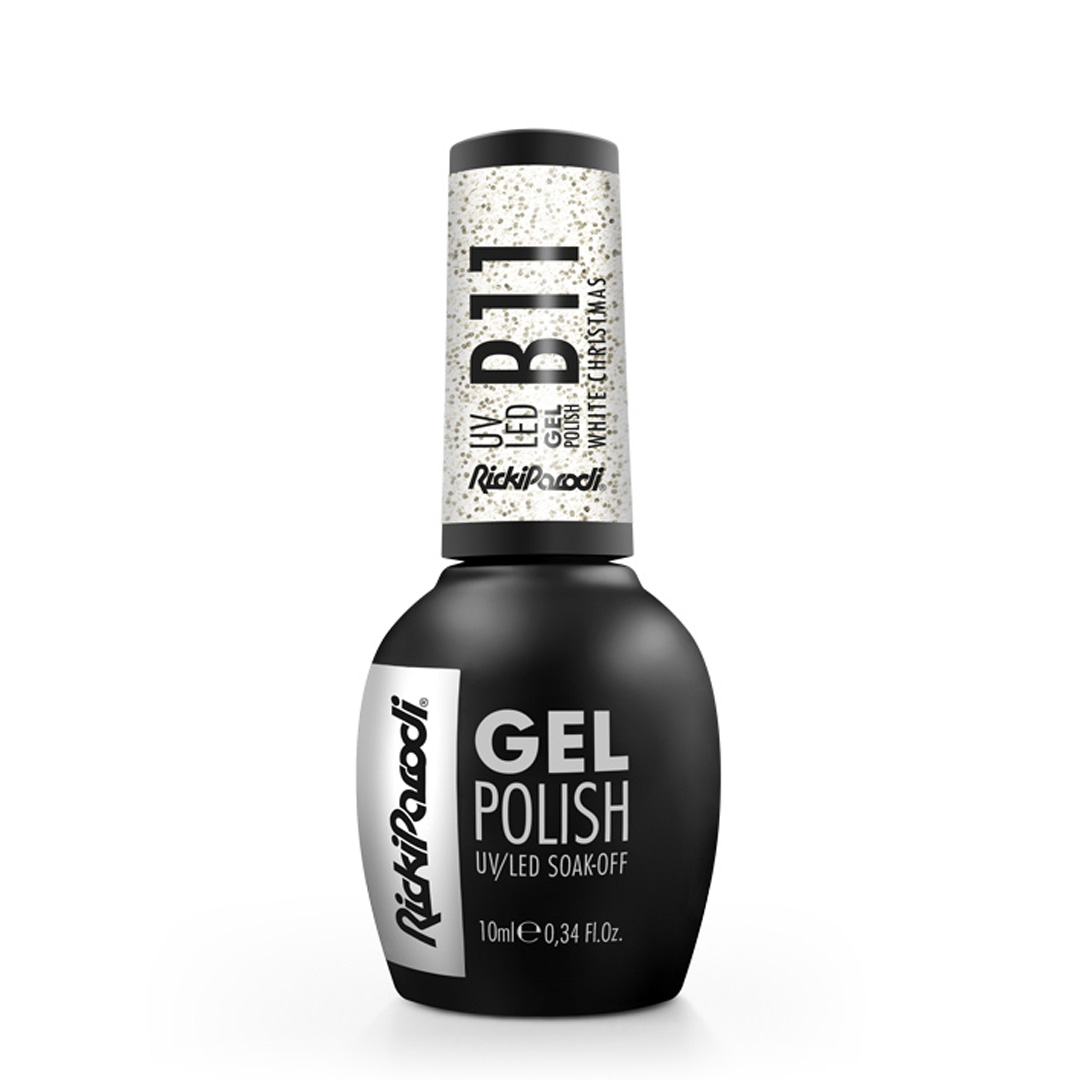 Rickiparodi esmalte de uñas de gel B11 White Christmas