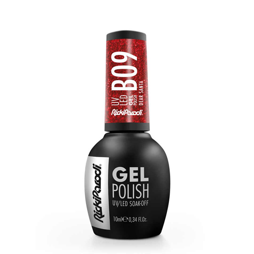 Rickiparodi esmalte de uñas de gel B09 Dear Santa