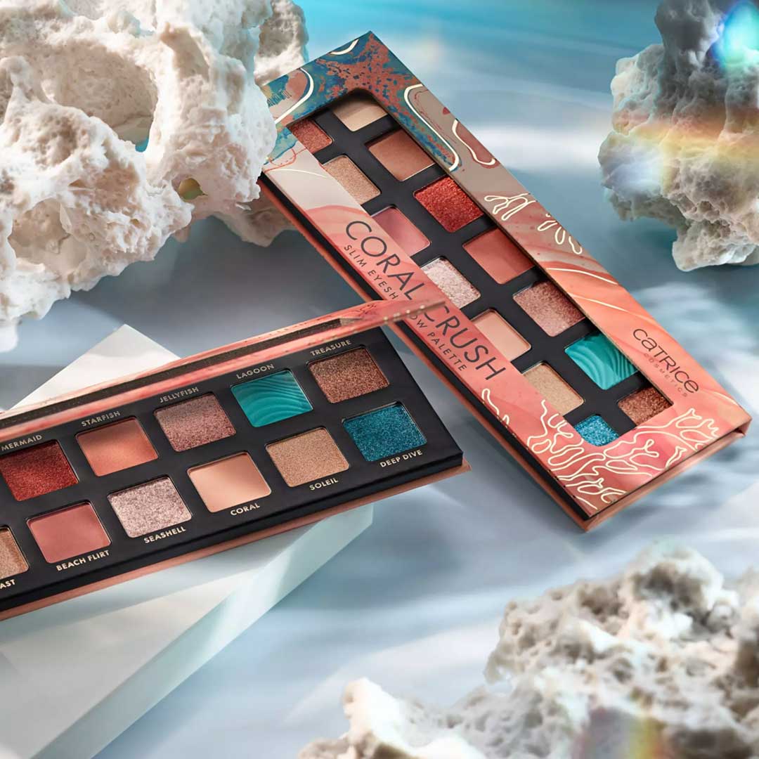 Catrice Coral Crush slim eyeshadow palette 030