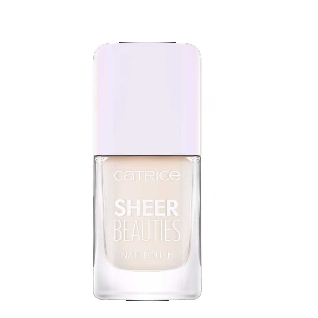 Catrice Sheer Beauties verniz de unhas 010 milky not guilty