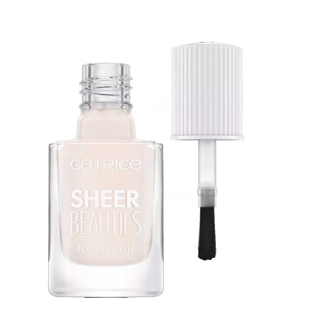 Catrice Sheer Beauties verniz de unhas 010 milky not guilty