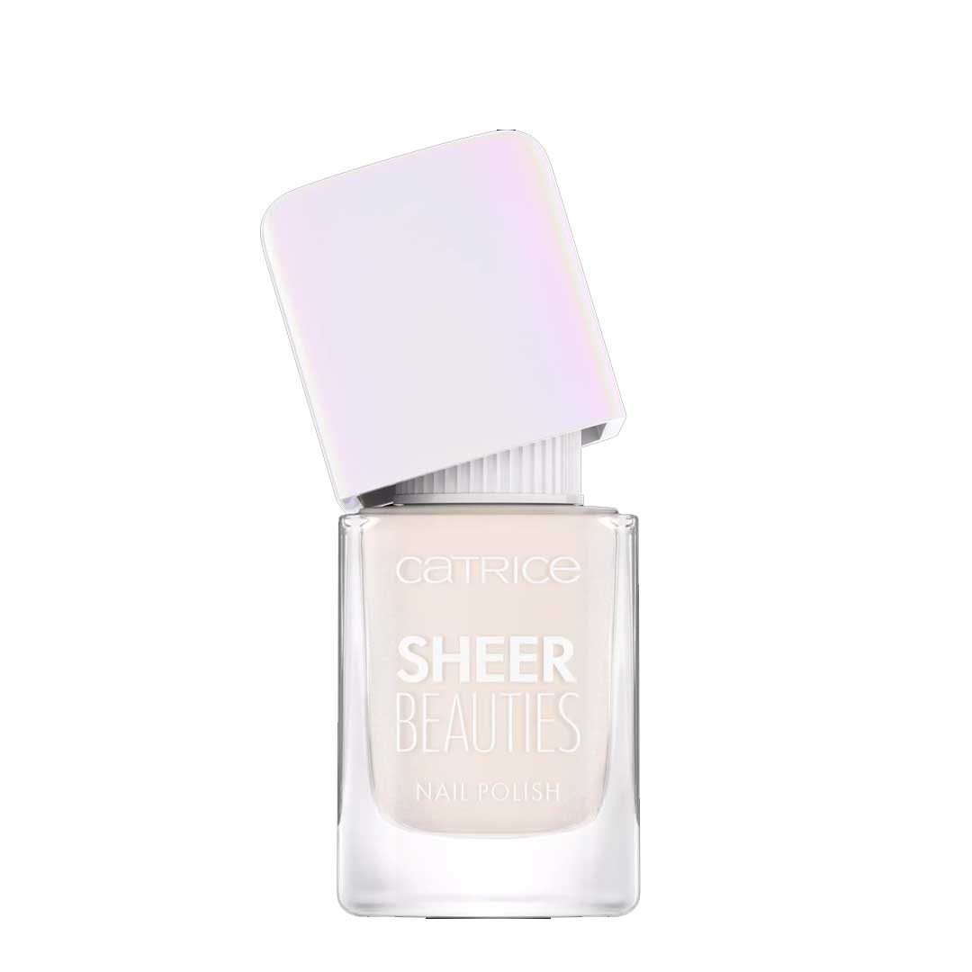Catrice Sheer Beauties verniz de unhas 010 milky not guilty