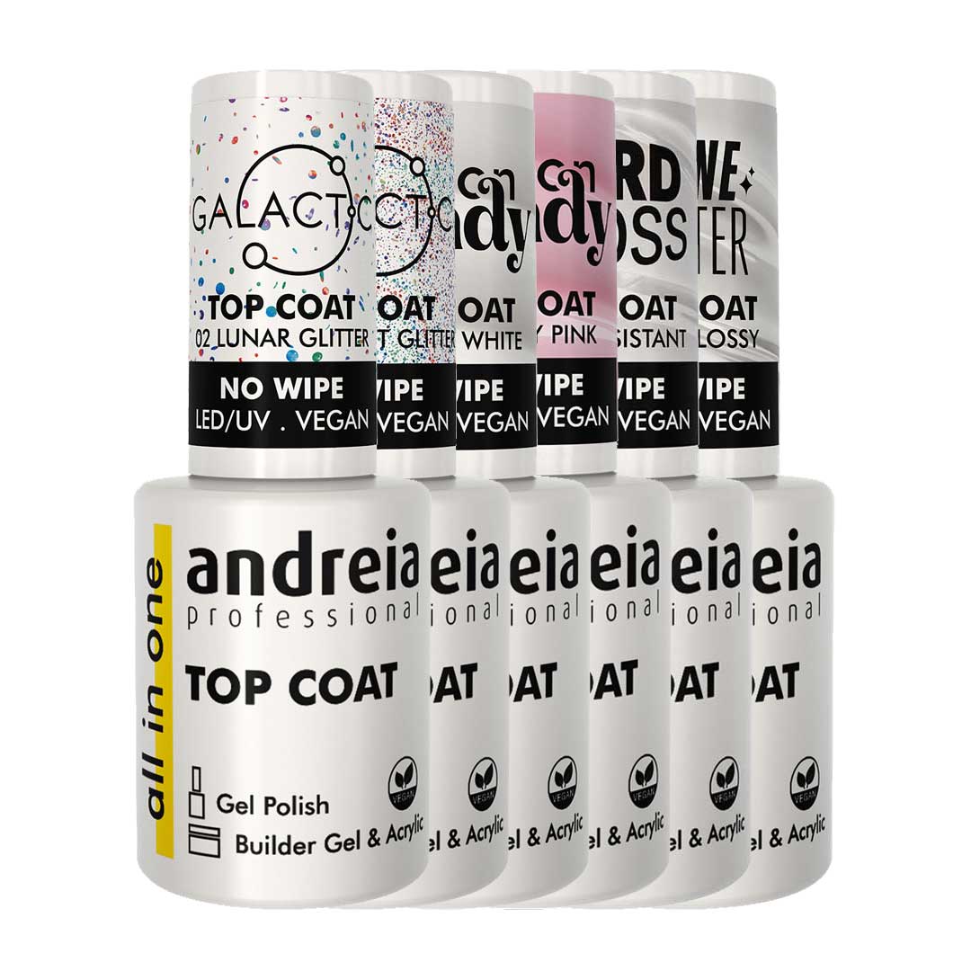 Andreia colección top coats no wipe