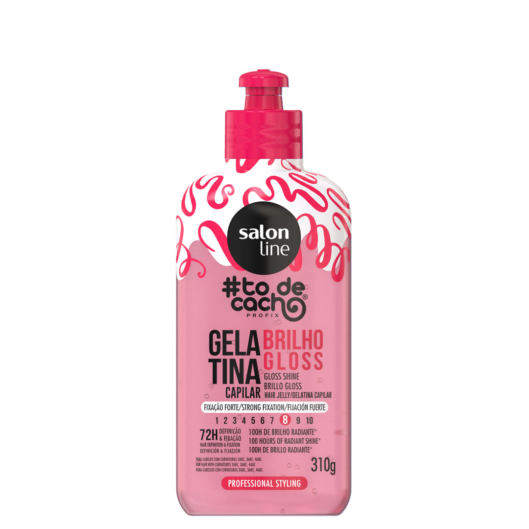 Salon Line To de Cacho gelatina brilho gloss intenso