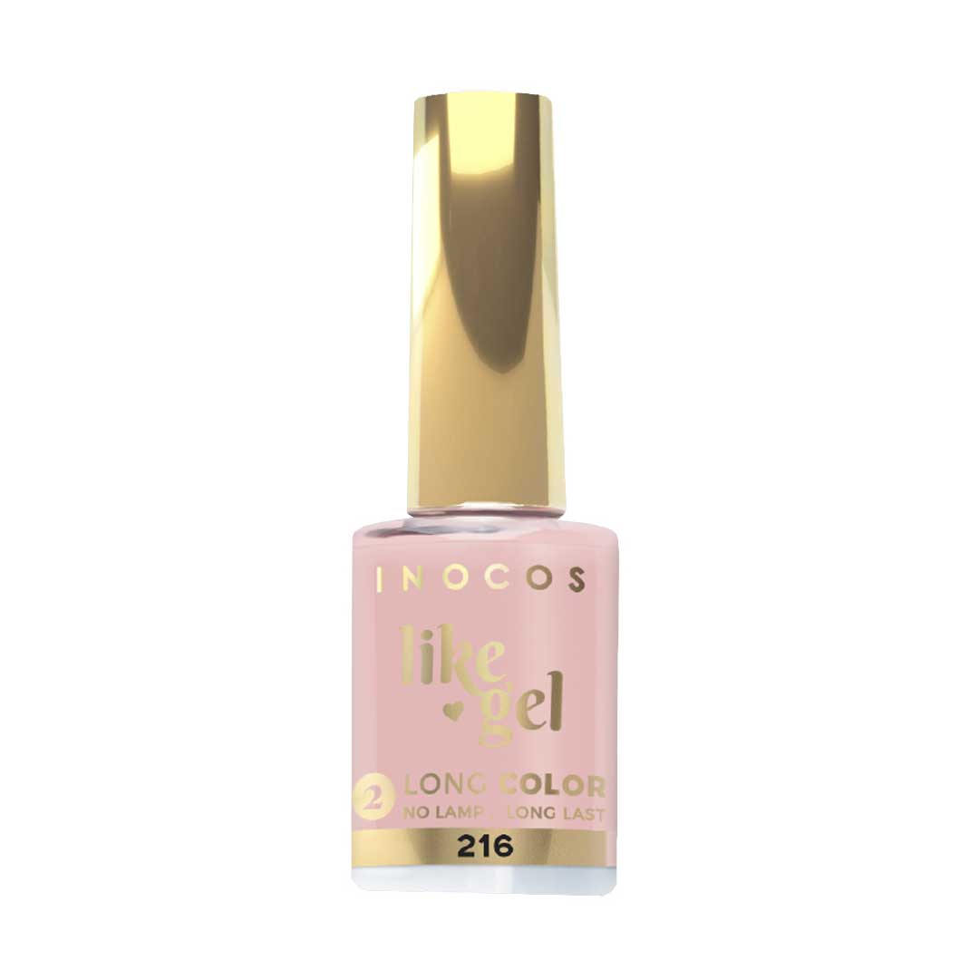 Inocos Like Gel verniz de unhas efeito gel naked nails espelho d'alma 216