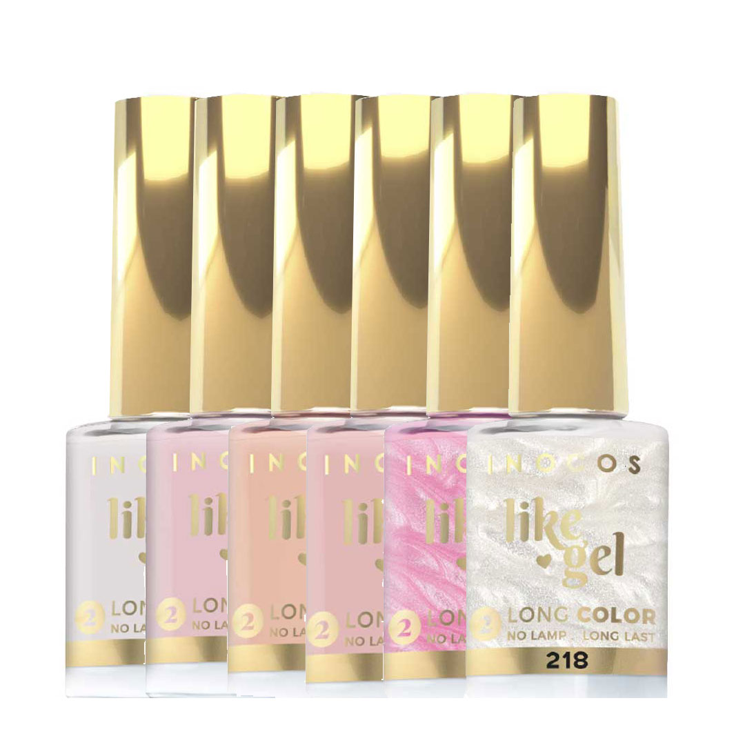 Inocos Like Gel verniz de unhas efeito gel coleção naked nails