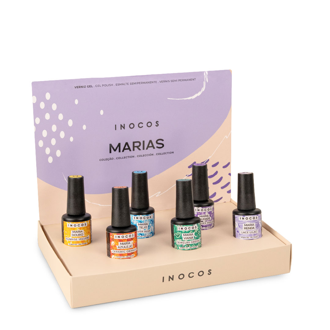 Inocos esmalte gel presskit colección Marias