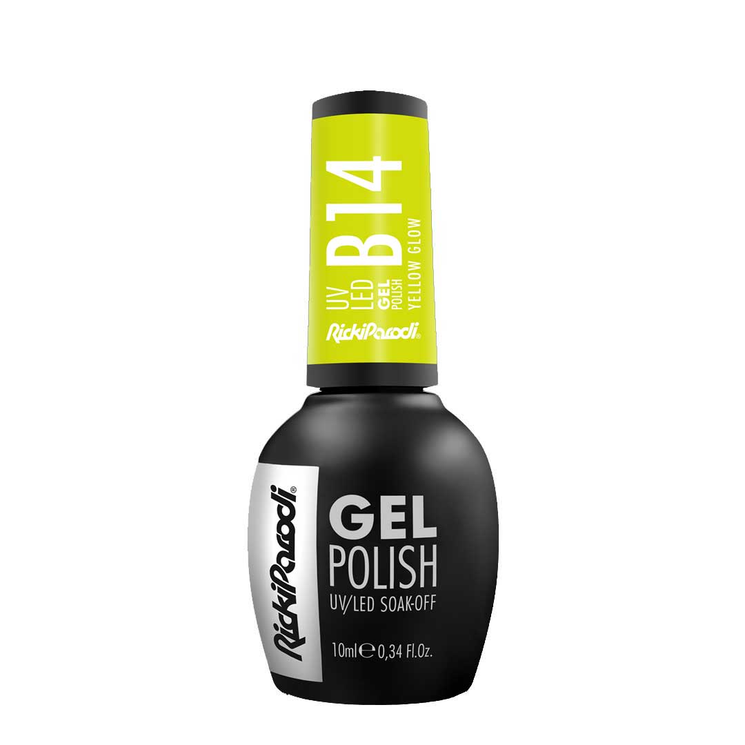 Rickiparodi verniz de unhas de gel B14 Yellow Glow