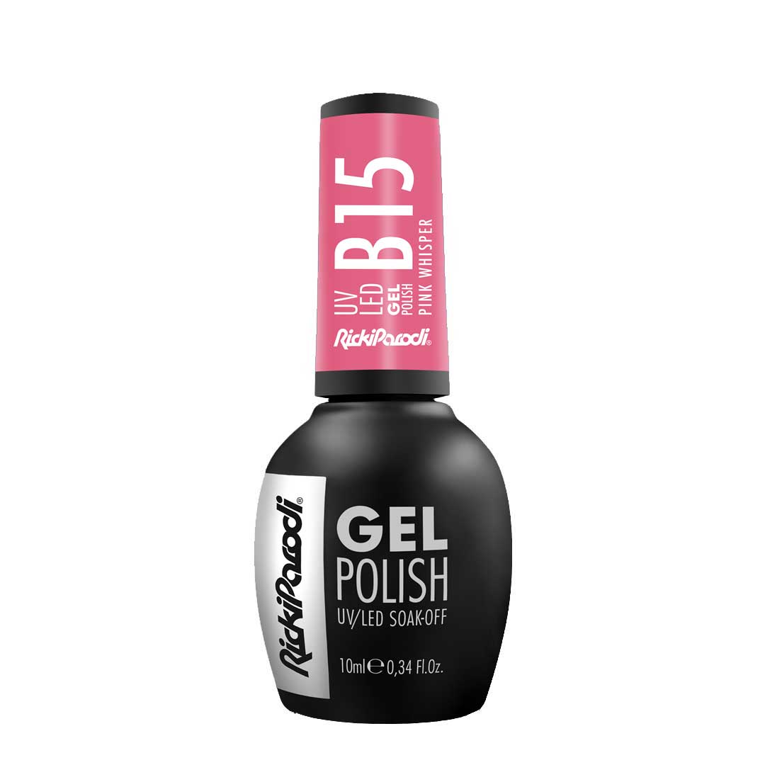 Rickiparodi verniz de unhas de gel B15 Pink Whisper