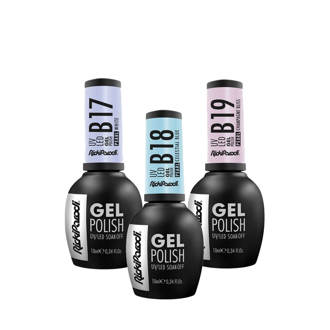 Rickiparodi verniz de unhas de gel coleção Elegance in Pearl