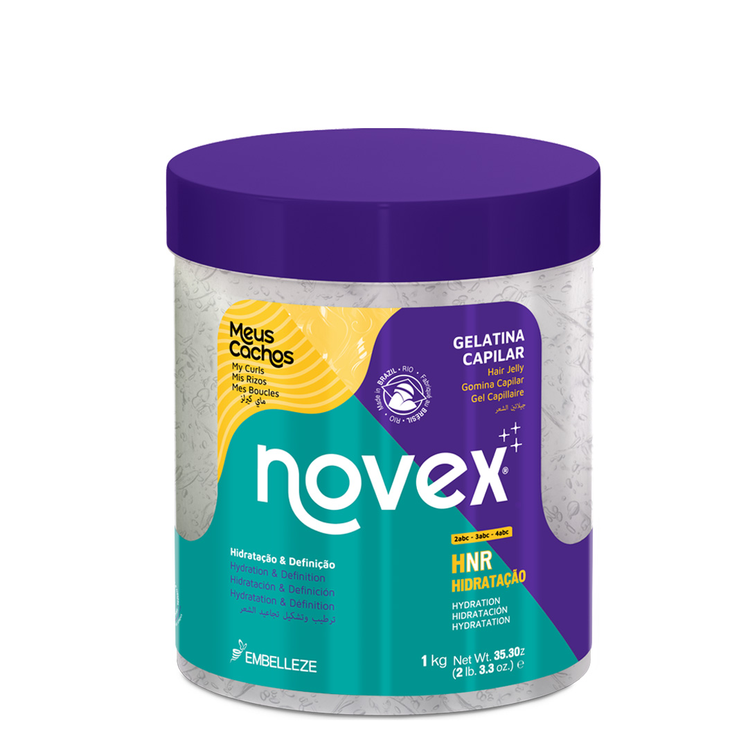Novex Meus Cachos gelatina capilar hidratação e definição