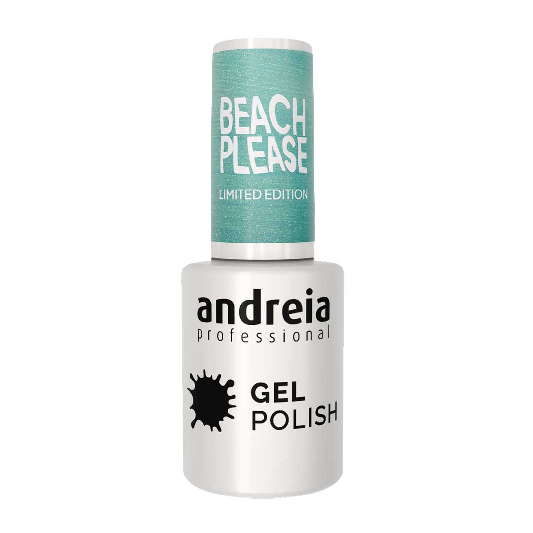 Andreia esmalte de uñas de gel Beach, Please! BP2 azul turquesa