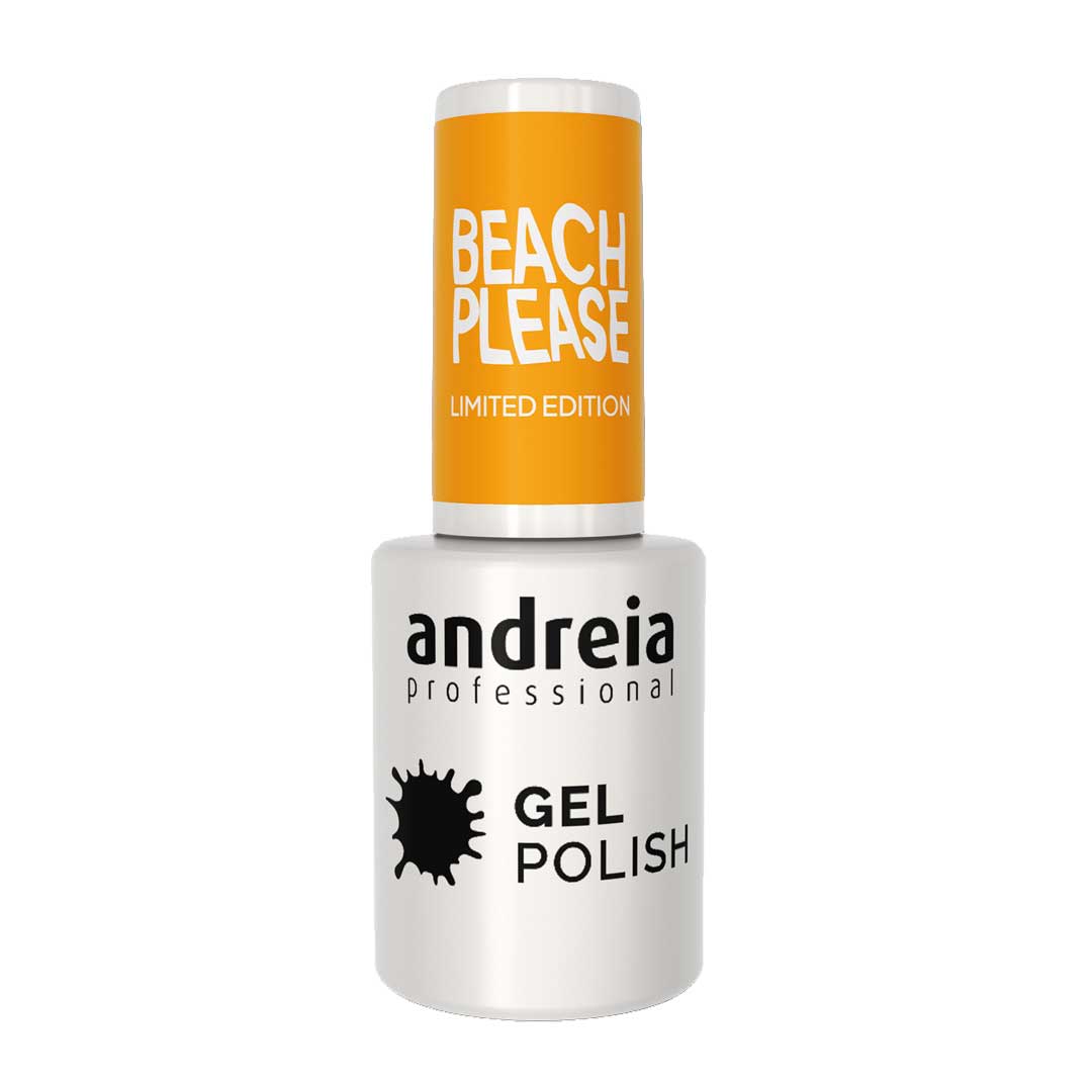 Andreia esmalte de uñas de gel Beach, Please! BP4 naranja amarillento