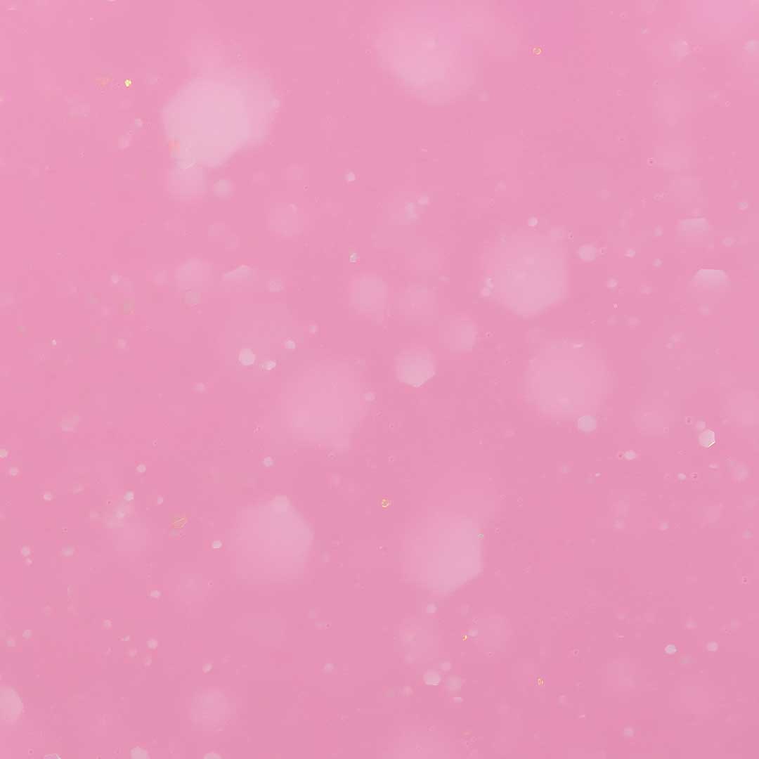 Andreia verniz de unhas de gel Beach, Please! BP6 roxo rosado claro com glitter subtil