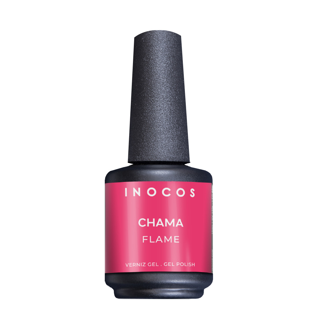 Inocos verniz gel Atitude Rosa GP484 chama