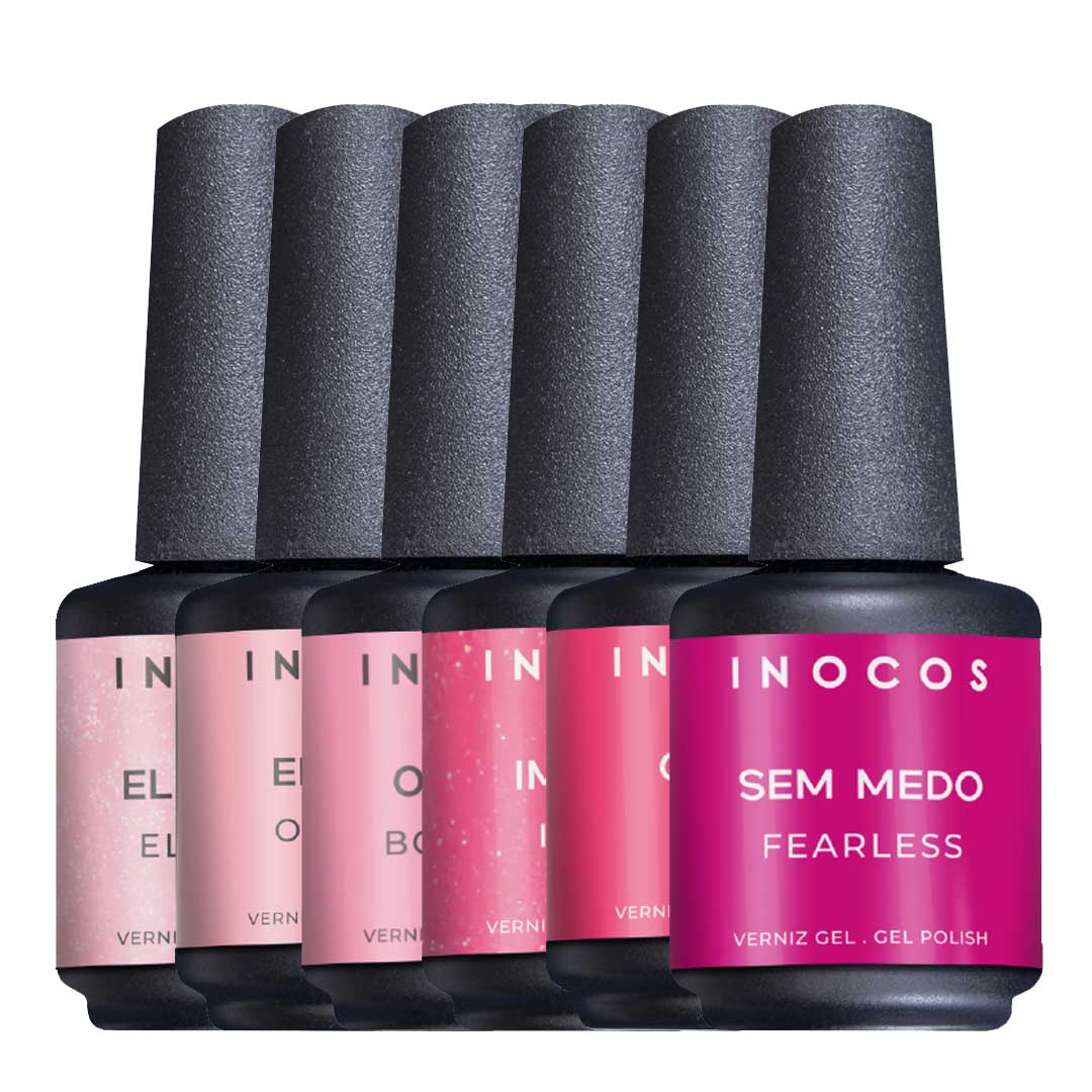 Inocos esmalte gel colección Atitude Rosa