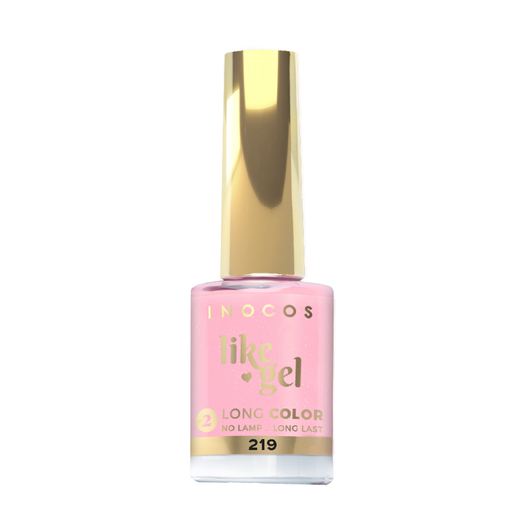 Inocos Like Gel esmalte de uñas efecto gel atitude rosa 219