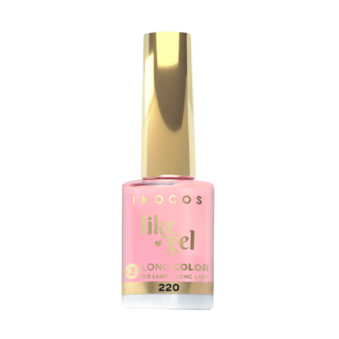 Inocos Like Gel verniz de unhas efeito gel atitude rosa 220