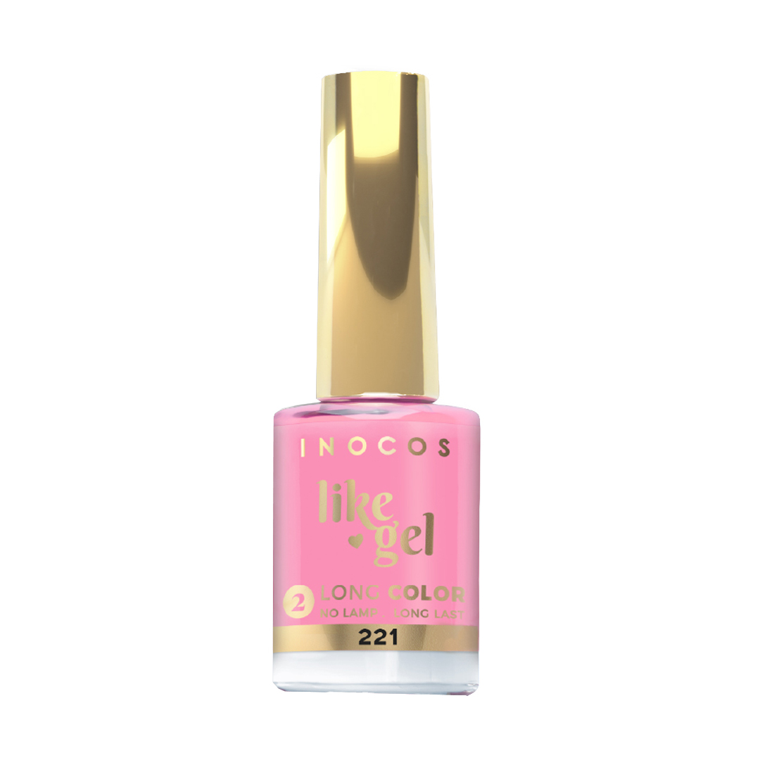 Inocos Like Gel verniz de unhas efeito gel atitude rosa 221