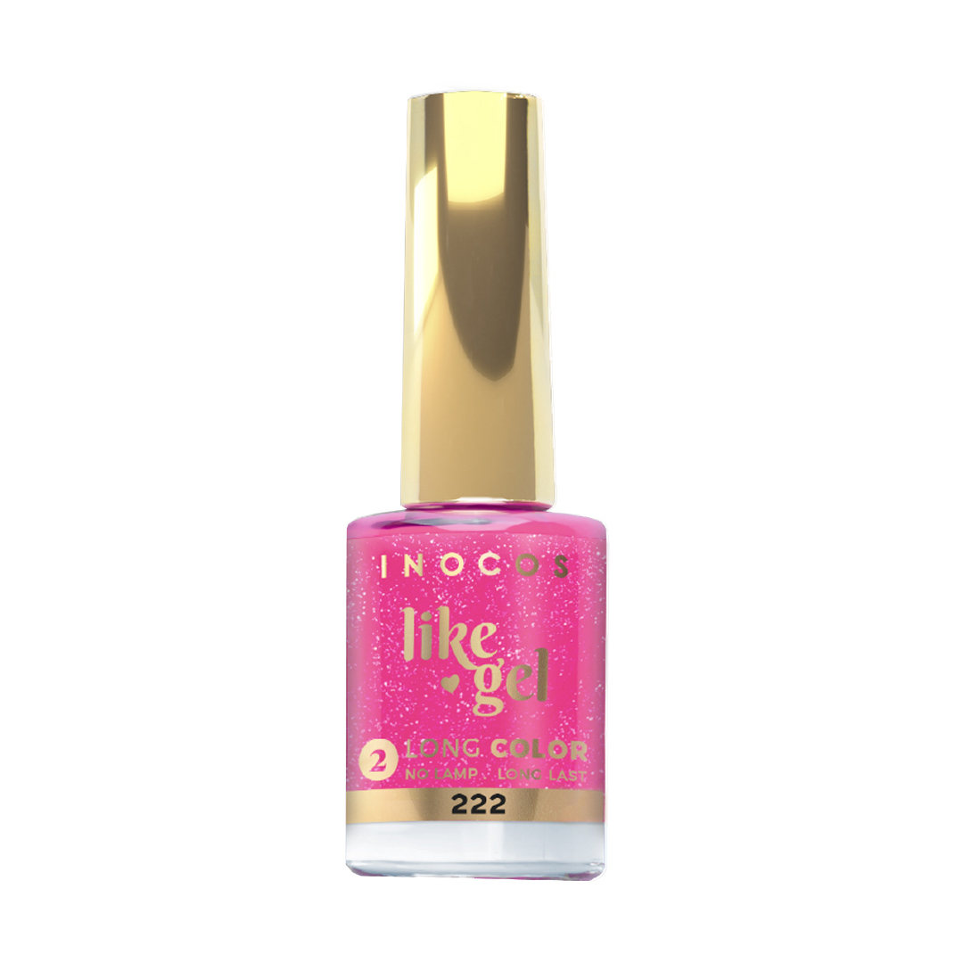 Inocos Like Gel verniz de unhas efeito gel atitude rosa 222
