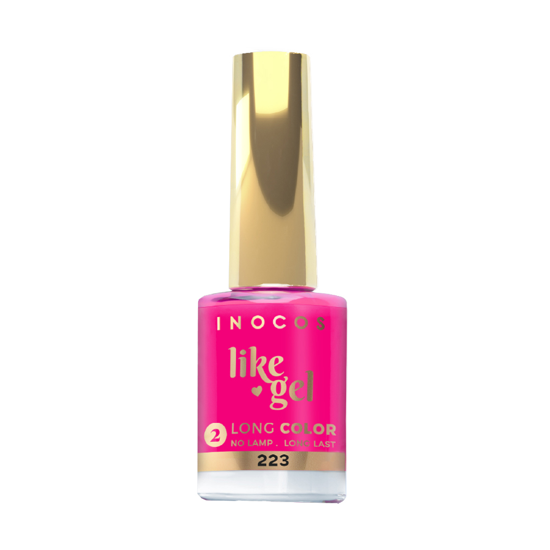Inocos Like Gel esmalte de uñas efecto gel atitude rosa 223