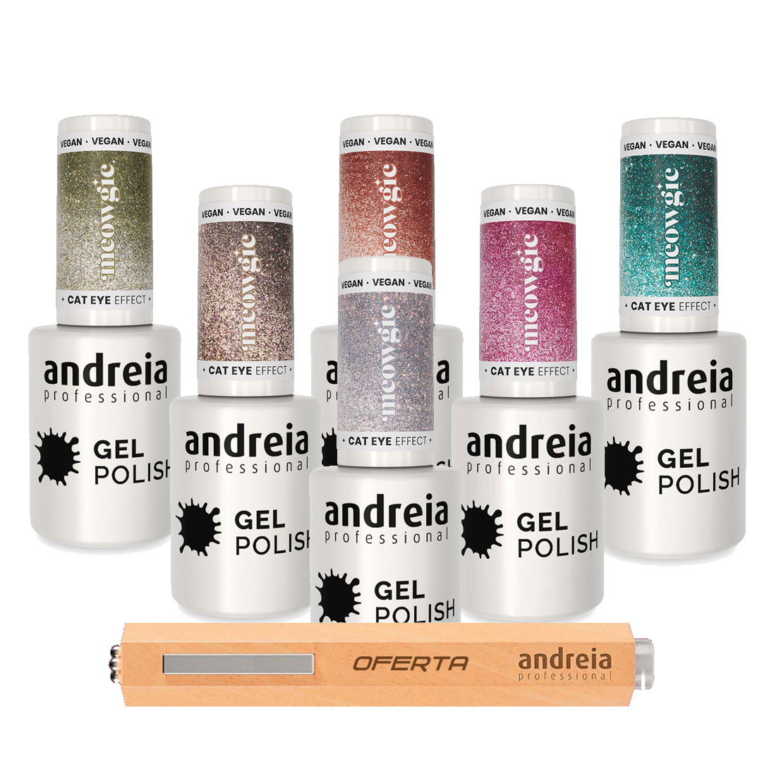 Andreia esmalte gel coleción Meowgic Cat Eye Effect