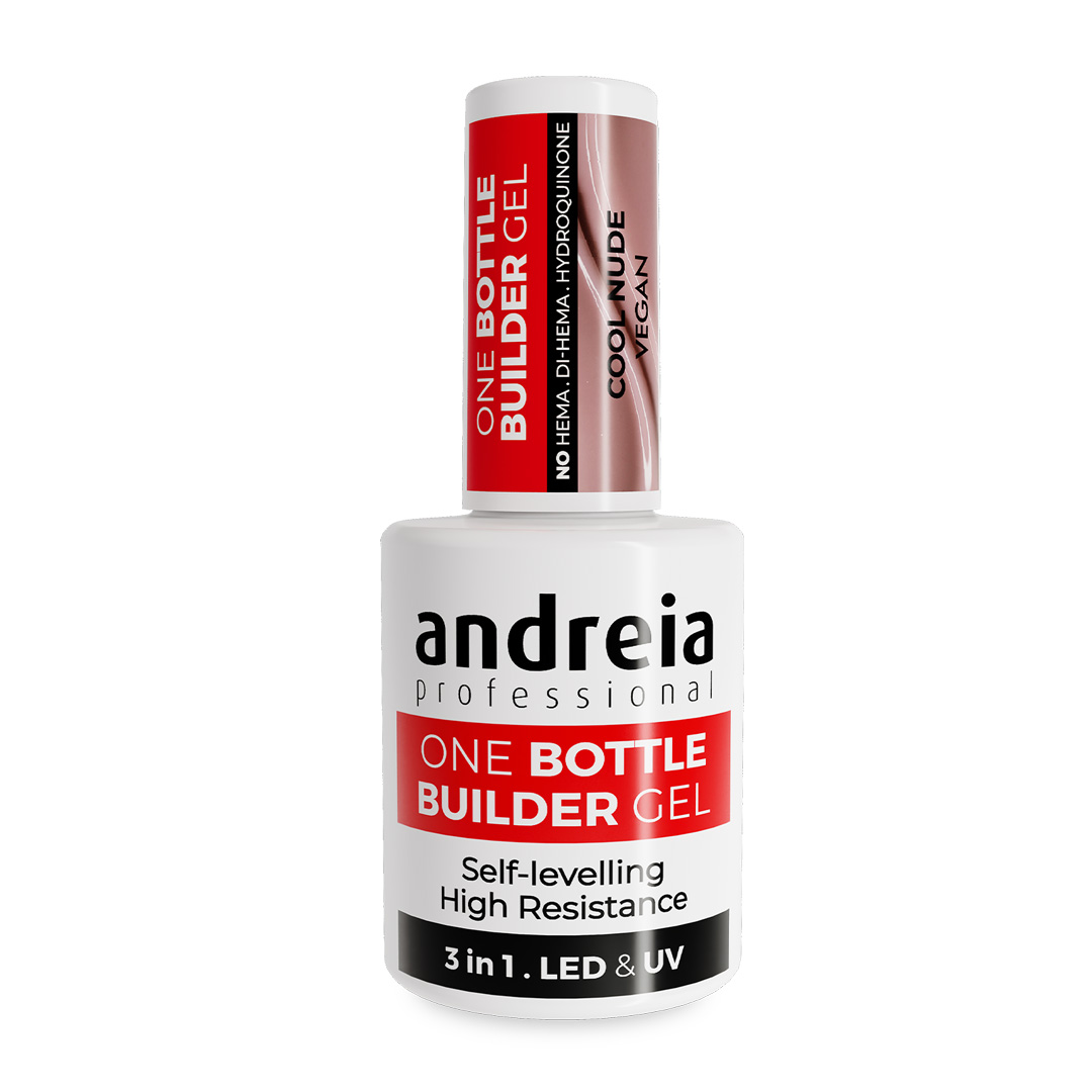 Andreia One Bottle gel de construcción de uñas cool nude