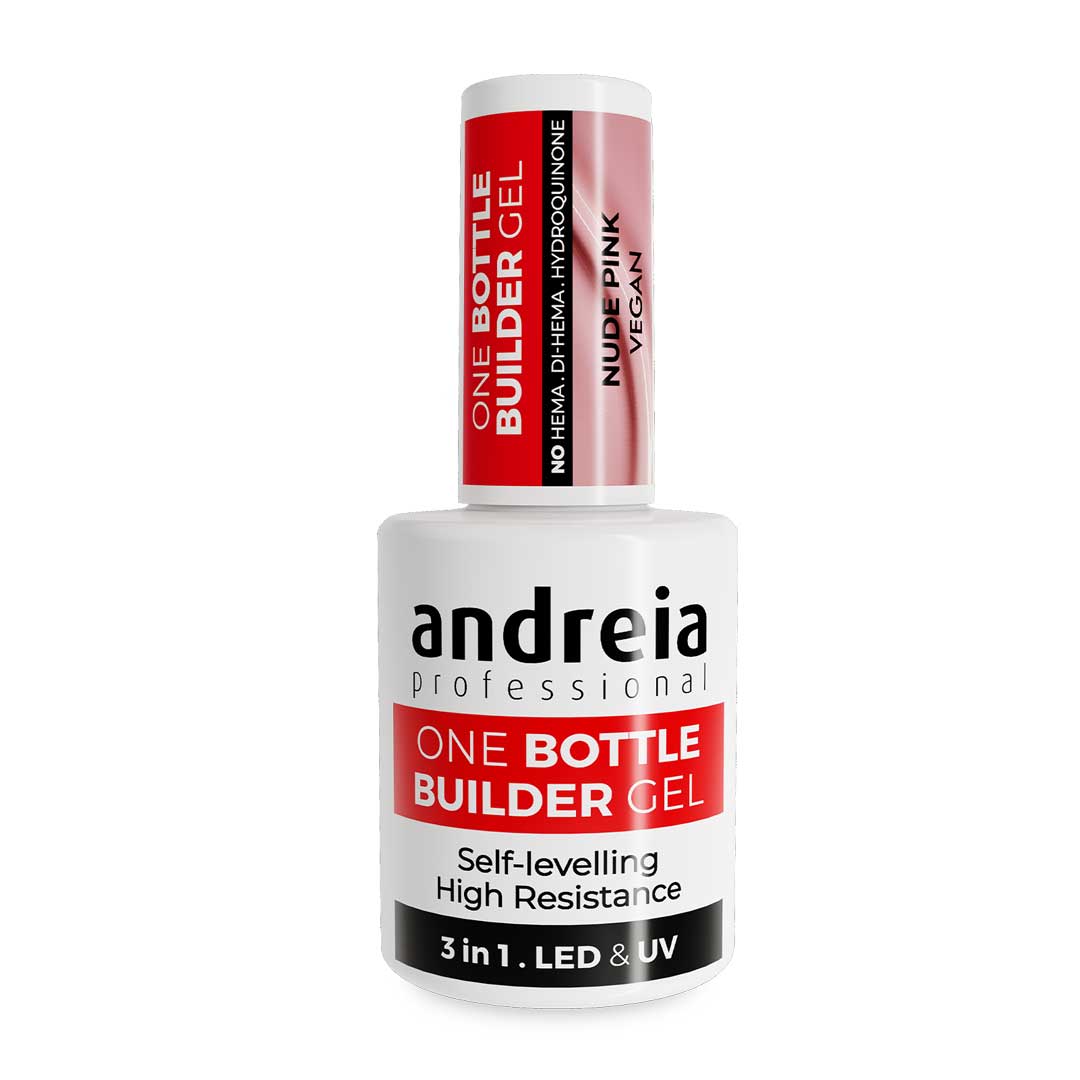 Andreia One Bottle gel de construção de unhas nude pink