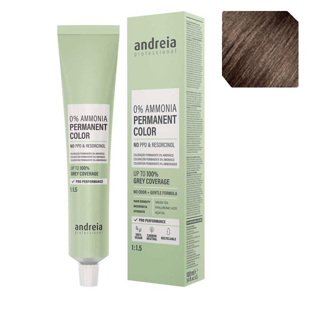 Andreia Vegan 0% Ammonia coloración permanente nº 4.8