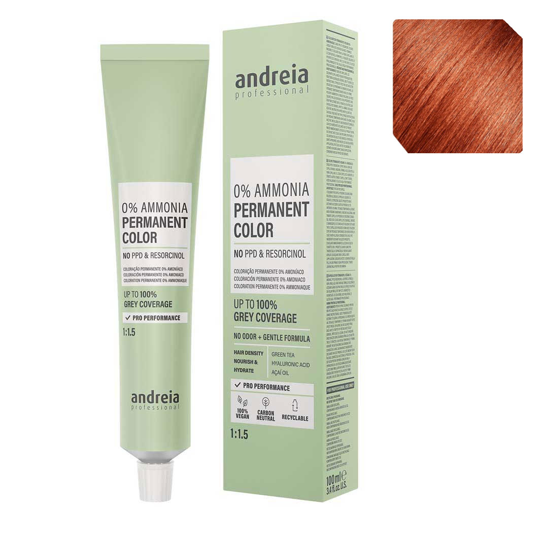 Andreia Vegan 0% Ammonia coloration permanente nº 6.44