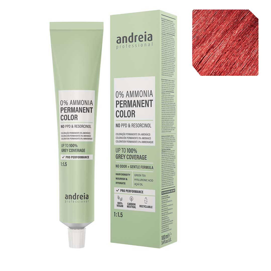 Andreia Vegan 0% Ammonia permanent coloring nº 6.5