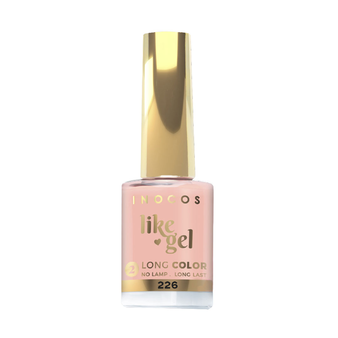 Inocos Like Gel verniz de unhas efeito gel natura lovers spice edition 226 nude rosa leitoso