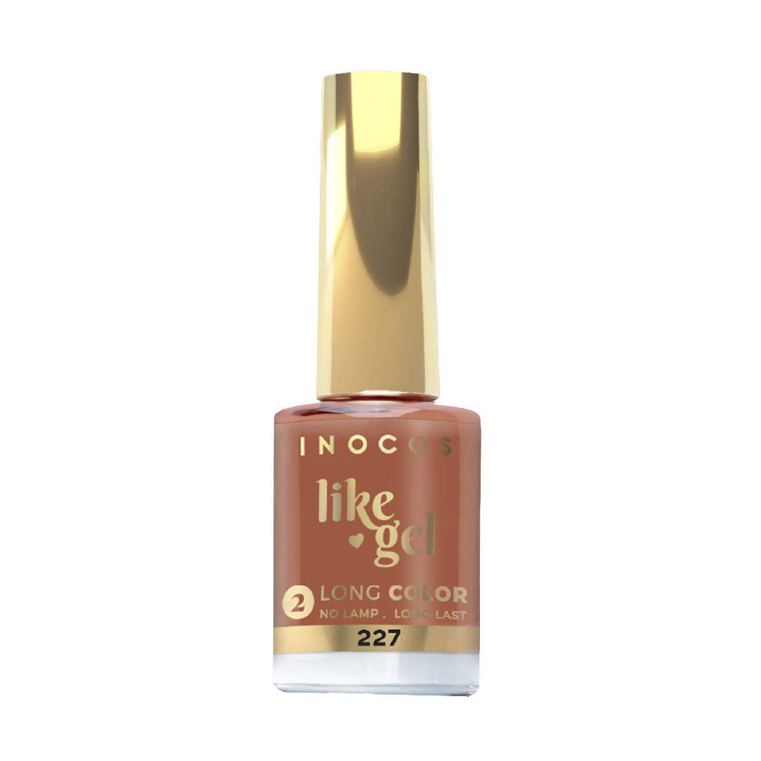 Inocos Like Gel verniz de unhas efeito gel natura lovers spice edition 227 laranja terracota