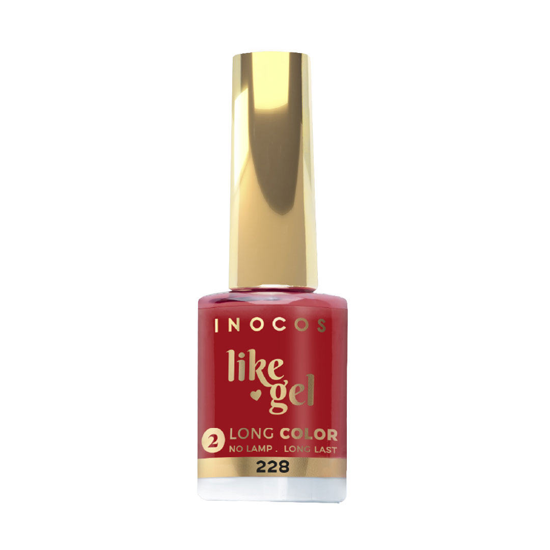 Inocos Like Gel verniz de unhas efeito gel natura lovers spice edition 228 rosa oriental
