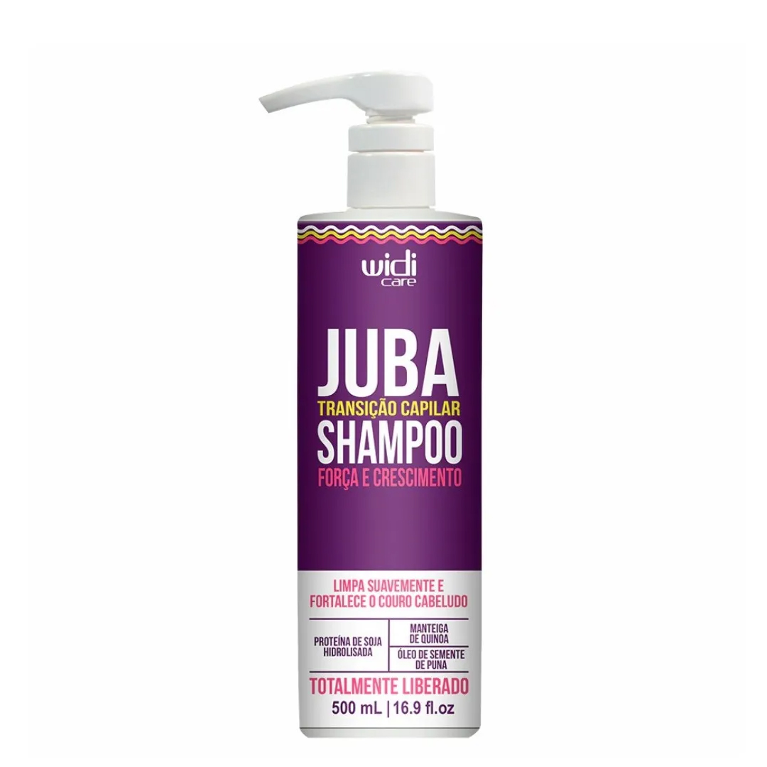 Widi Juba transição capilar champô