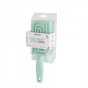 Andreia cepillo Pro Wave detangler brush pocket green