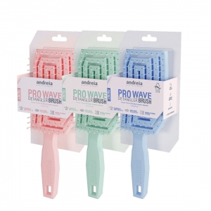 Andreia escova Pro Wave detangler brush pocket coleção