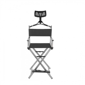 Lookimport chaise de maquillage avec appui-tête - argent