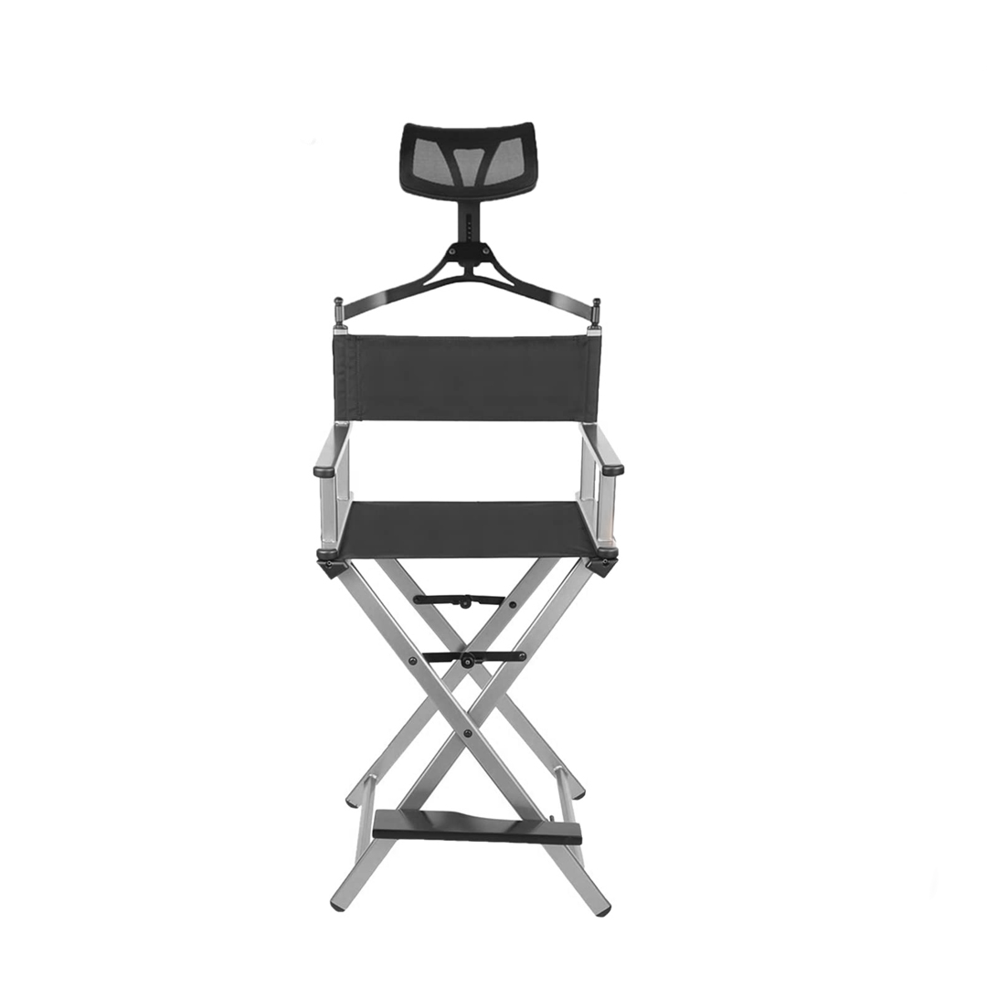 Lookimport chaise de maquillage avec appui-tête - argent