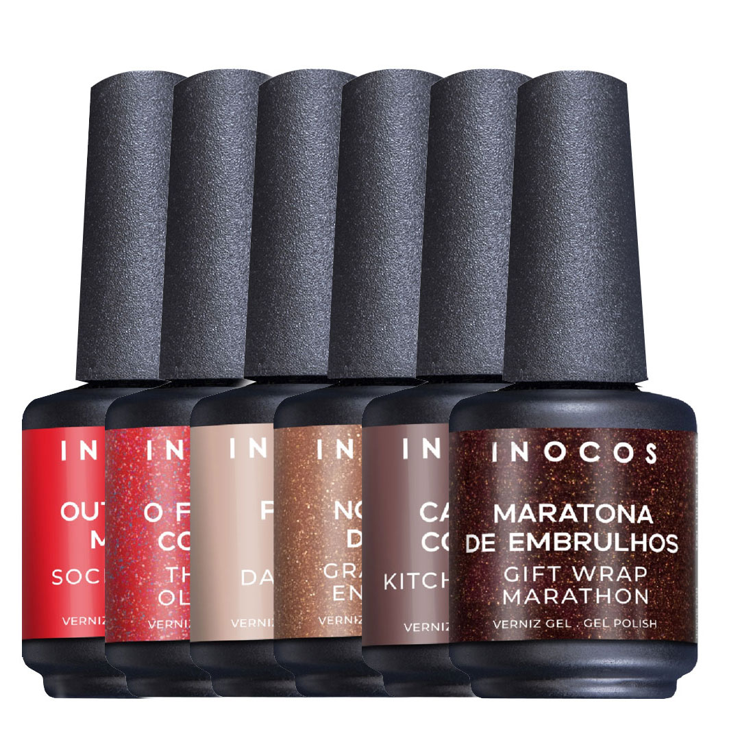 Inocos verniz gel coleção O Típico Natal