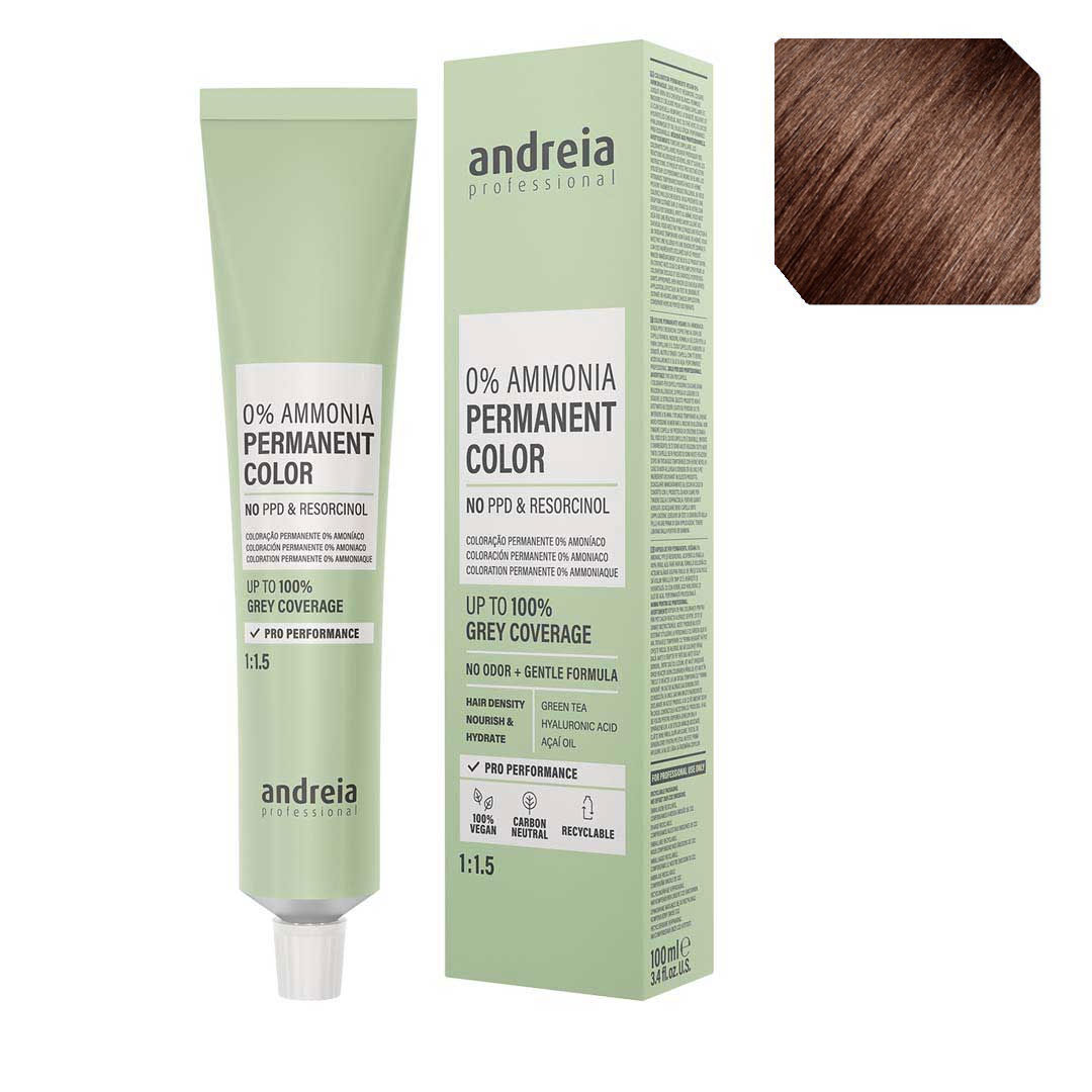 Andreia Vegan 0% Ammonia permanent coloring nº 5.35