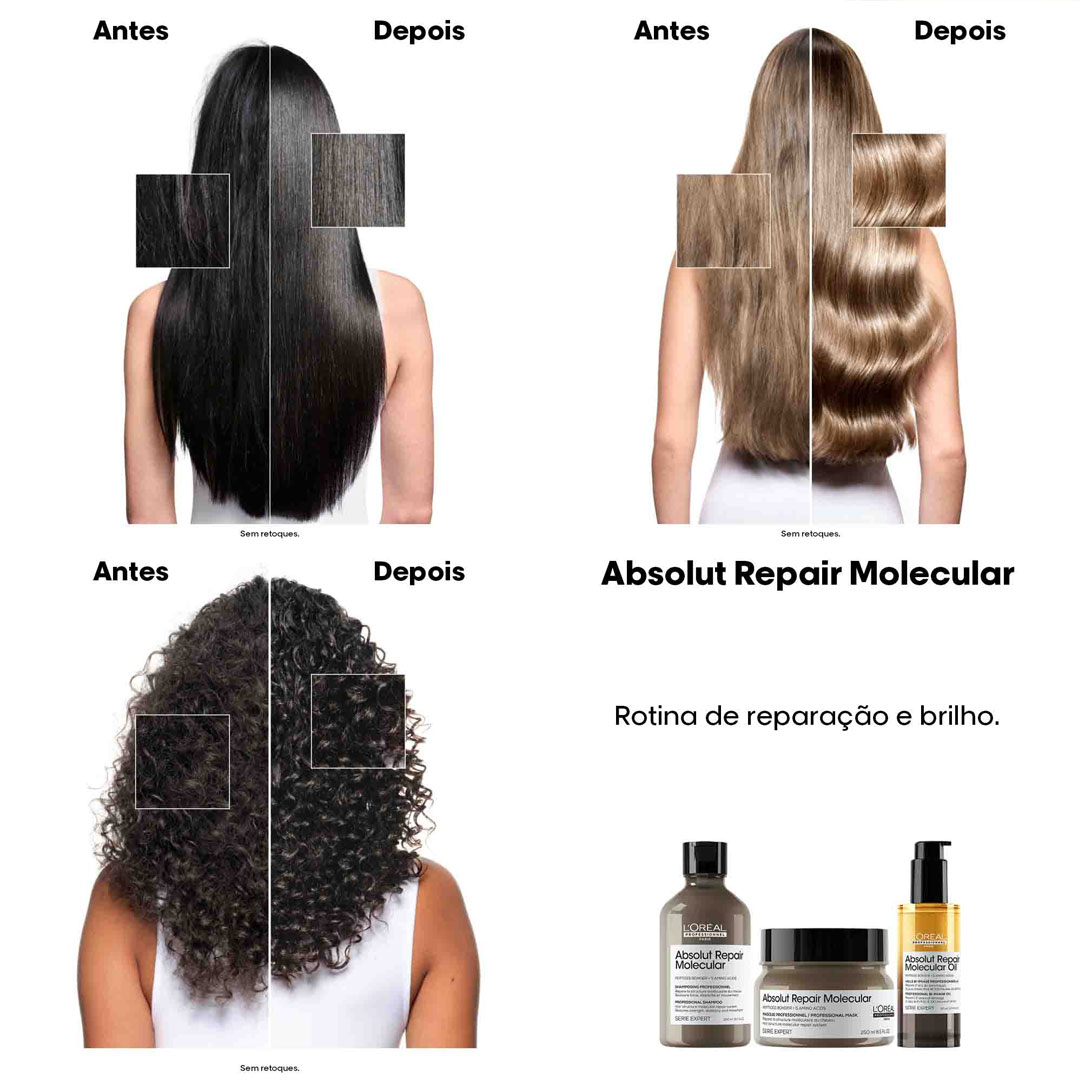 Loreal SE Absolut Repair Molecular óleo bifásico